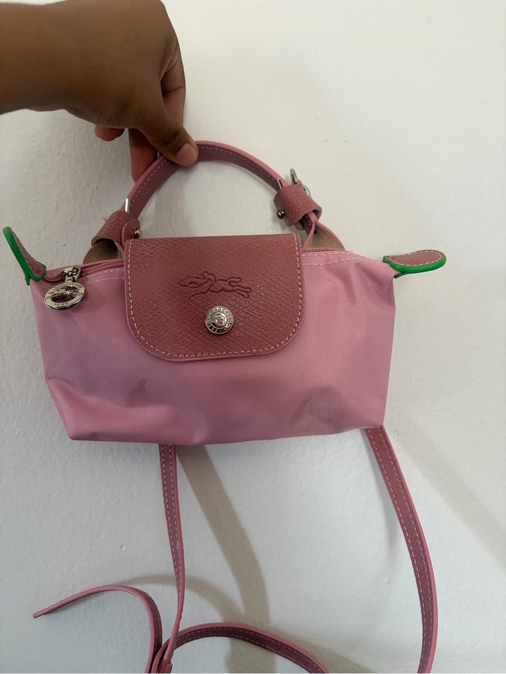 Pink Women's Crossbody Bag with Top Handle